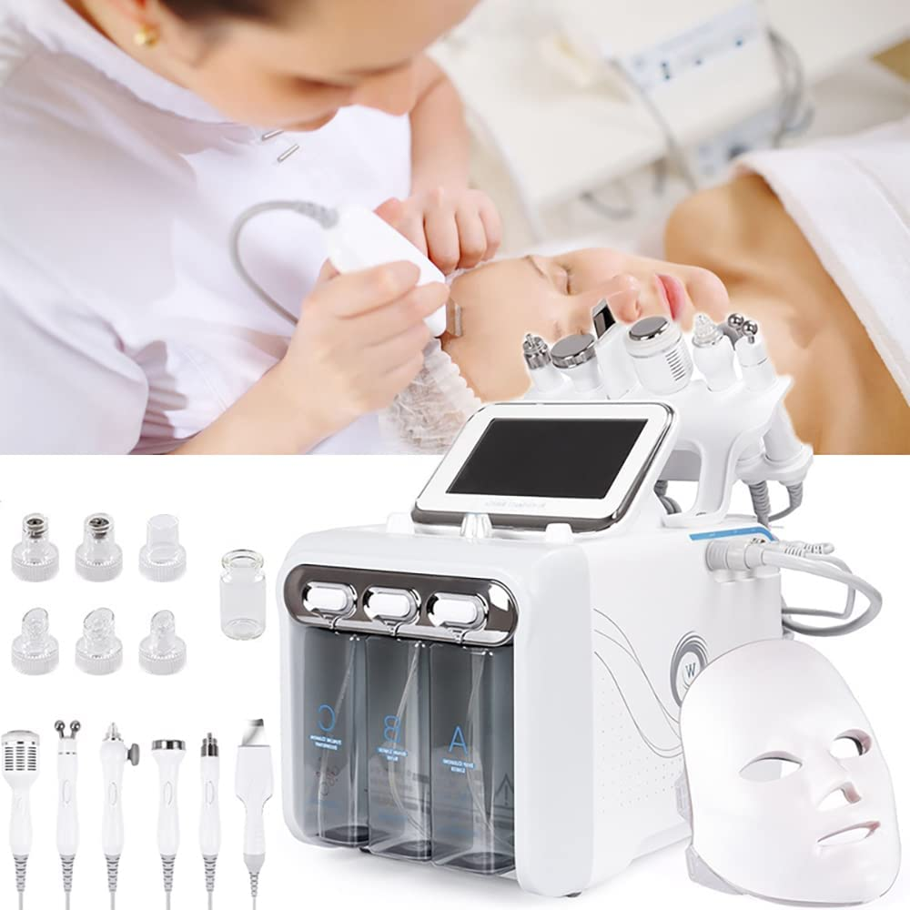 7 in 1 Hydro Facial Machine, Professional Hydro-Dermabrasion Facial Microdermabrasion Machine Blackhead Remover Pore Vacuum Cleaner, Facial Skin Care Device Equipment